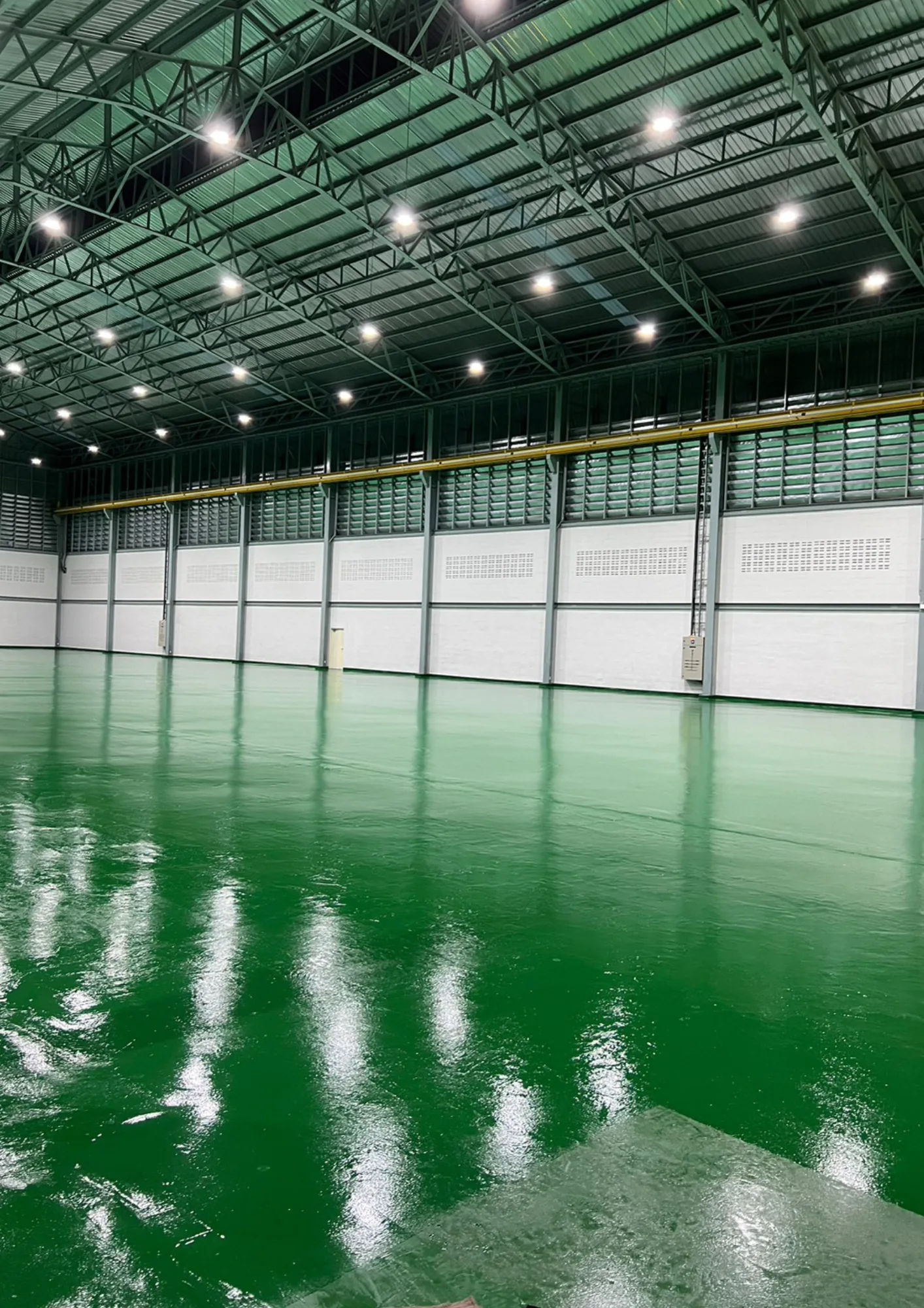 ผลงานพื้น Epoxy โรงงานสมุทรปราการ